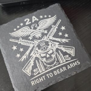 2nd Amendment Slate Coaster