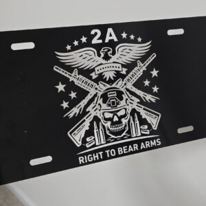2nd Amendment Logo Novelty Plate