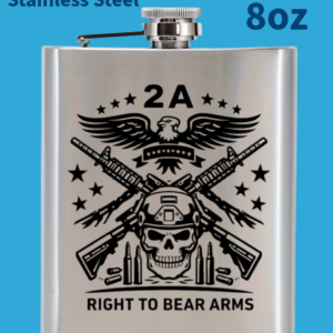 2nd Amendment 8oz Flask