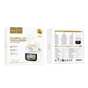 Audífonos Bluetooth EW88 HOCO Rampino True Wireless ANC - Con Cancelación de Ruido y Pantalla Táctil
