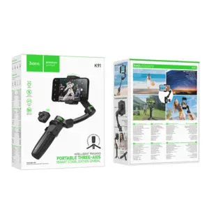 Estabilizador Hoco K91 Gimbal Inteligente de 3 Ejes para Smartphone - Estabilizador Portátil para Video y Fotografía