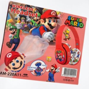 Audífonos Inalámbricos Super Mario 3-en-1 Suit Gift Set AM-220A11 con Bluetooth