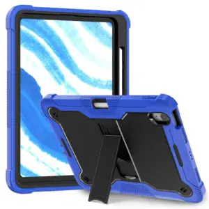 Funda Tipo Otter 360° para iPad Air 11 Azul (AIR 4/AIR5 AIR6) Cover Protector Antigolpes Ultra Resistente con Soporte