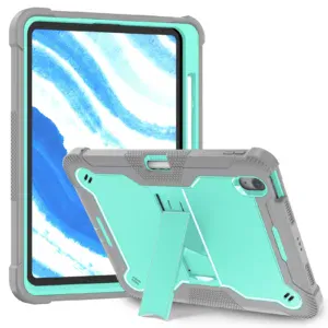 Funda Tipo Otter 360° para iPad Air 11 Celeste (AIR 4/AIR5 AIR6) Cover Protector Antigolpes Ultra Resistente con Soporte