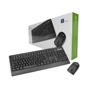 Klip Xtreme - Keyboard and mouse set - Spanish - Wireless