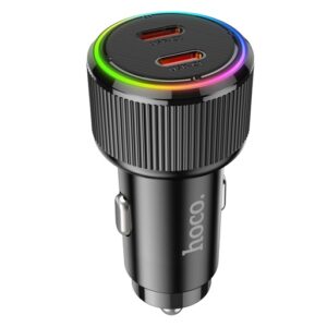 CARGADOR DE AUTO 2 TIPO C 50W HOCO NZ14B