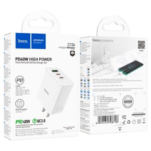 HOCO C126 40W 2 TIPO C 1 USB