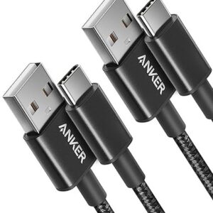 Anker Cable de USB a USB C, cable de carga de USB A a USB C negro