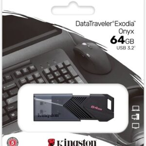 Memoria USB Kingston Data Traveler Exodia Onyx 64 GB