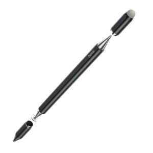 Lápiz Digital Tactil Optico Pen Touch 3 en 1 Hoco GM111 para Celular o Tablet Negro