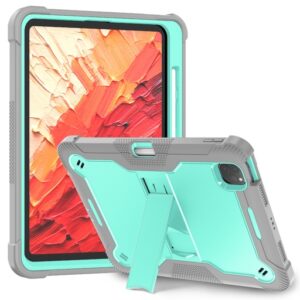Cover Tipo Otter 360° para iPad Pro 11 Celeste - Funda Protectora Resistente -
