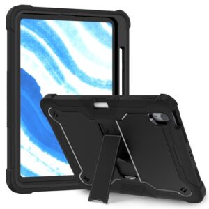 Cover Tipo Otter 360° para iPad Air 13 - Negro Cover Protector Antigolpes Ultra Resistente con Soporte