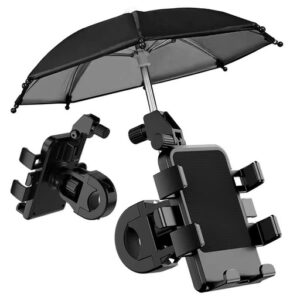 Holder de moto con sombrilla ZX-Y66, Soporte de moto para celular.
