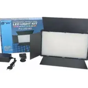 Kit de Iluminación Profesional Pro LED 800 luz Calidad y Luz Fría - 3200-6500K