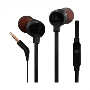 Audífonos Alámbricos JBL Tune T110 Negros | Sonido Pure Bass con Micrófono