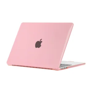 Funda Protectora para MacBook - Case Cover Transparente Antigolpes Compatible con Todos los Modelos Air y Pro - ROSADO, AIR 13.6" A2681 (M2)/ A3113 (M3) / A3240(M4)/ A3449（M5）