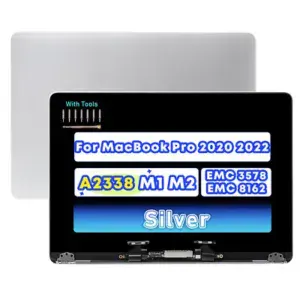 Pantalla MacBook Pro 13” A2338 M1 M2 2020-2022 Top Cover Silver - Incluye Instalación
