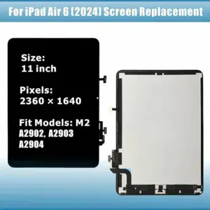 LCD Screen for iPad Air 6 11" (2024)M2/Air 7 11" (2025)M3/Air 8 11" (2026)M4