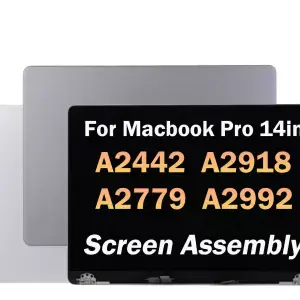 Pantalla MacBook Pro 14” A2442 A2779 A2918 A2992 2021-2023 Top Cover Silver - Incluye Instalación