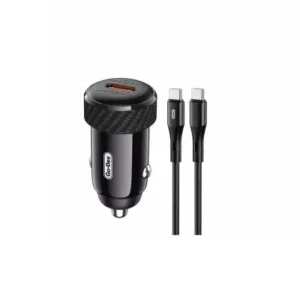 Cargador de Carro Carga Rápida Go-Des 33W PD Tipo C con Cable Tipo C a Tipo C