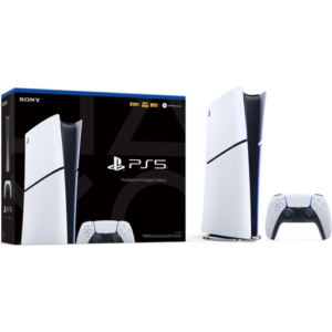 Consola PS5 Sony PlayStation 5 Digital Slim 825GB Latino 4K - PS5 Edición Digital con Almacenamiento SSD Ultra Rápido