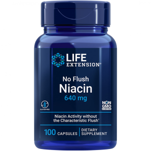 Life Extension No Flush Niacin 640Mg X 100 Caps