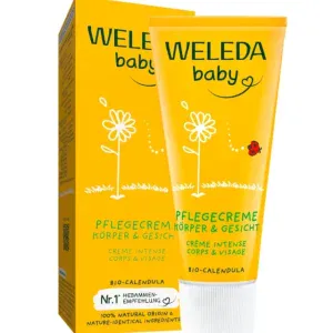Weleda Baby Ενυδατική & Προστατευτική Κρέμα Καλέντουλας για Βρέφη για Σώμα & Πρόσωπο 75ml