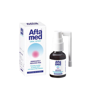 Aftamed Spray 20 ml – Spray Για Την Αντιμετώπιση Των Στοματικών Ελκών