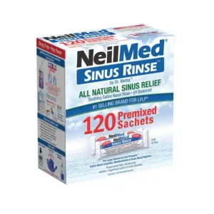 NeilMed Sinus Rinse Ανταλλακτικά Φακελάκια Ρινικών Πλύσεων για Ενήλικες 120 sachets