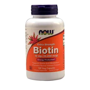 Now Foods Biotin 10 mg Extra Strength 120 Vcaps