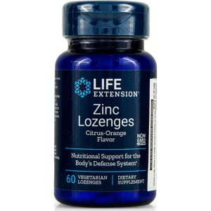 Life Extension Zinc Lozegnes 18.75Mg Citurs-Orange Flavor X 60 Veg. Loz