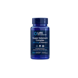 Life Extension Super Selenium 200mcg & Vitamin E X 100 Veg. Caps