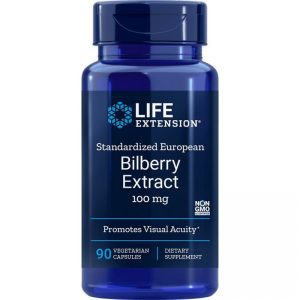 Life Extension Std. European Bilberry Extract 100Mg X 90 Veg. Caps