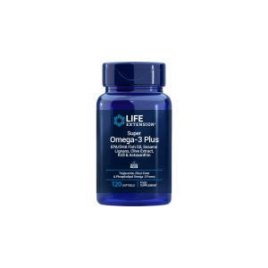 Life Extension Super Omega-3 [Epa/Dha, Sesame Lignans & Olive Extract] X 120 Softgels