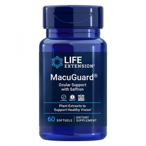 Life Extension Macuguard Ocular Support With Saffron X 60 Softgels