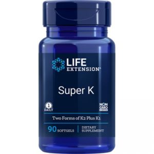 Life Extension Super K (Vit.K2+Vit.K1) X 90 Softgels