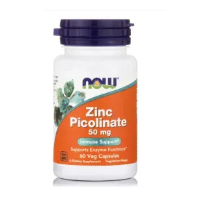 Now Foods Zinc Picolinate 50mg 60caps