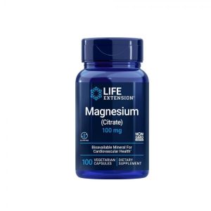 Life Extension Magnesium (Citrate) 100Mg X 100 Veg. Caps