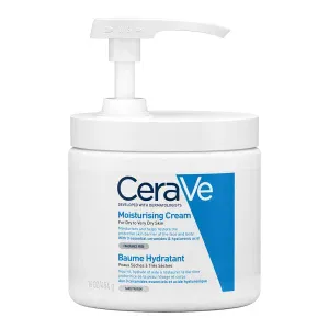 CeraVe Moisturising Cream Ενυδατική Κρέμα Για Ξηρό Έως Πολύ Ξηρό Δέρμα Με Αντλία 454g