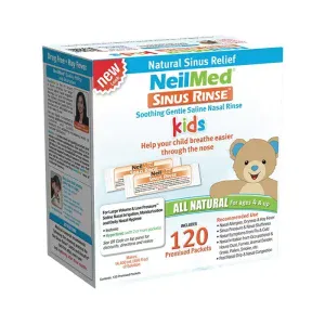 NeilMed Sinus Rinse Kids Ανταλλακτικά Φακελάκια Ρινικού Αποφρακτήρα Για Παιδιά 120τμχ