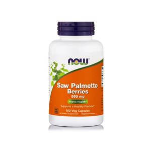 Now Foods Saw Palmetto Berries 550mg x 100 veg.caps