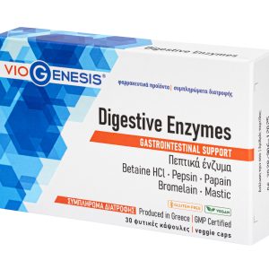 Viogenesis Digestive Enzymes 30 Caps