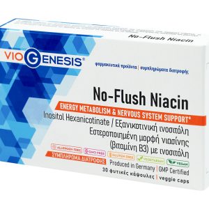 Viogenesis No-Flush Niacin 30 caps