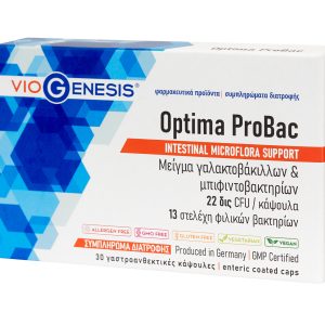 Viogenesis Optima ProBac 22 Billion 30 Enteric Coated Caps