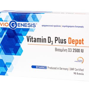 Viogenesis Vitamin D3 Plus 2500 Iu Depot 90 Tabs