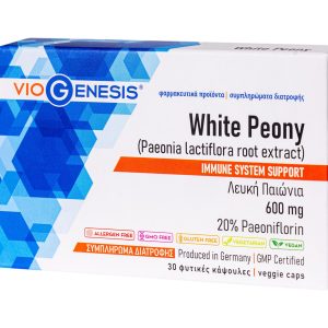 Viogenesis White Peony 600 Mg 30 Caps