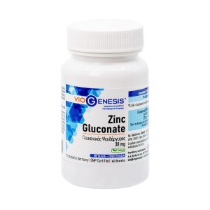 Viogenesis Zinc Gluconate 30 Mg 60 Tabs