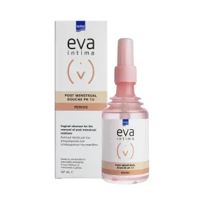 Intermed Eva Intima Post Menstrual Douche pH 7.0 Κολπική Πλύση για την Απομάκρυνση των Υπολειμμάτων της Περιόδου 147ml