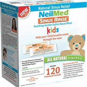 NeilMed Sinus Rinse Kids Ανταλλακτικά Φακελάκια Ρινικού Αποφρακτήρα Για Παιδιά 120τμχ
