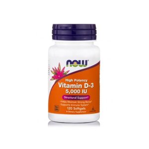 Now Foods Vitamin D3 5000IU 120softgels